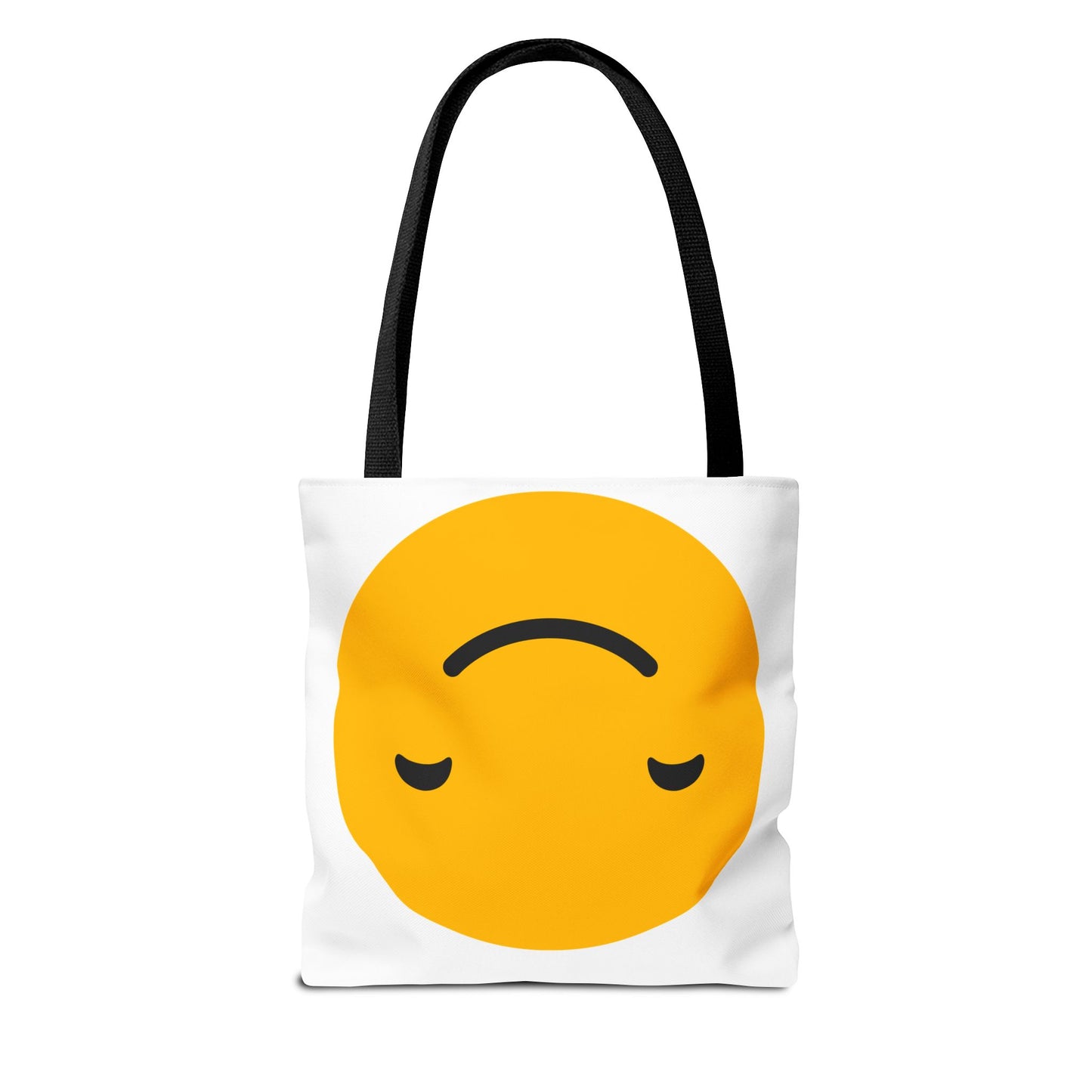 Smile & Frown Reversible Tote Bag - Cute Canvas Bag for Everyday Use