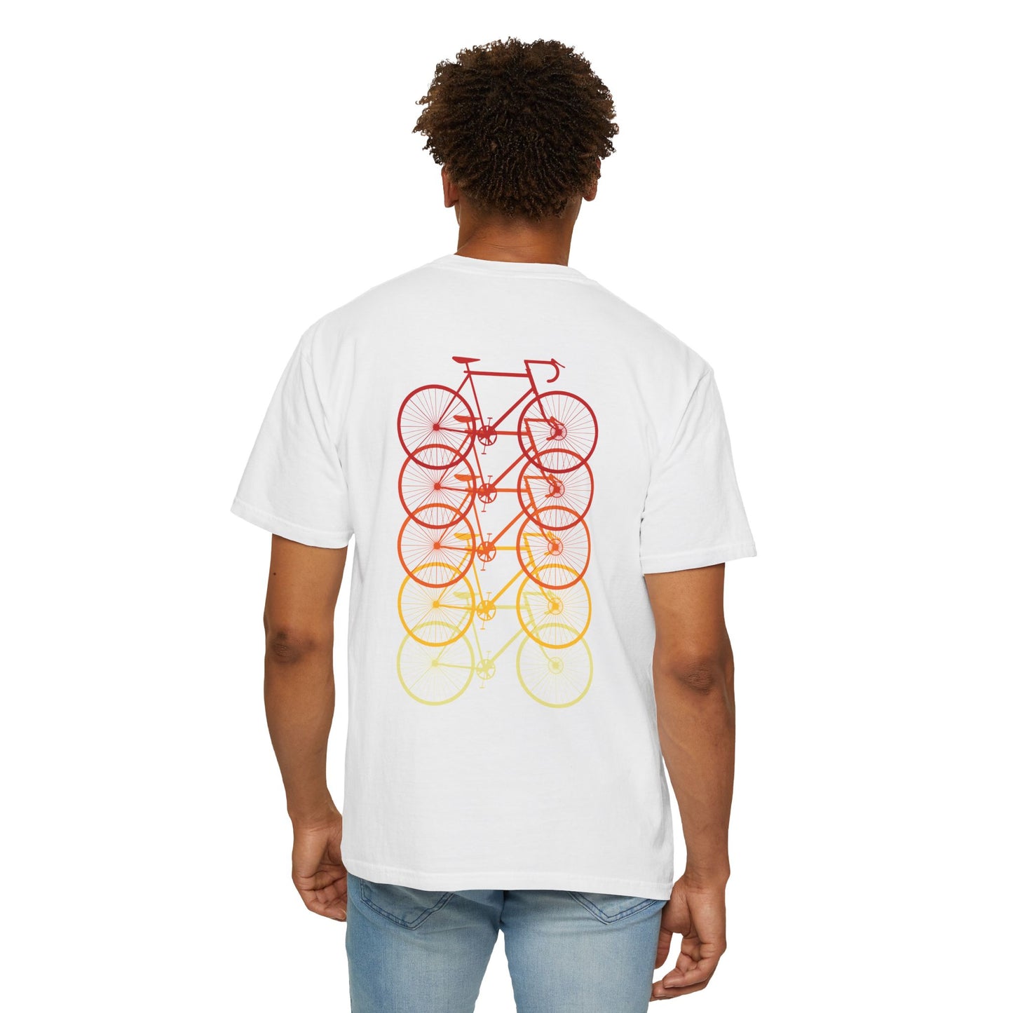 Gradient Bicycle Unisex T-Shirt - Perfect for Cycling Enthusiasts