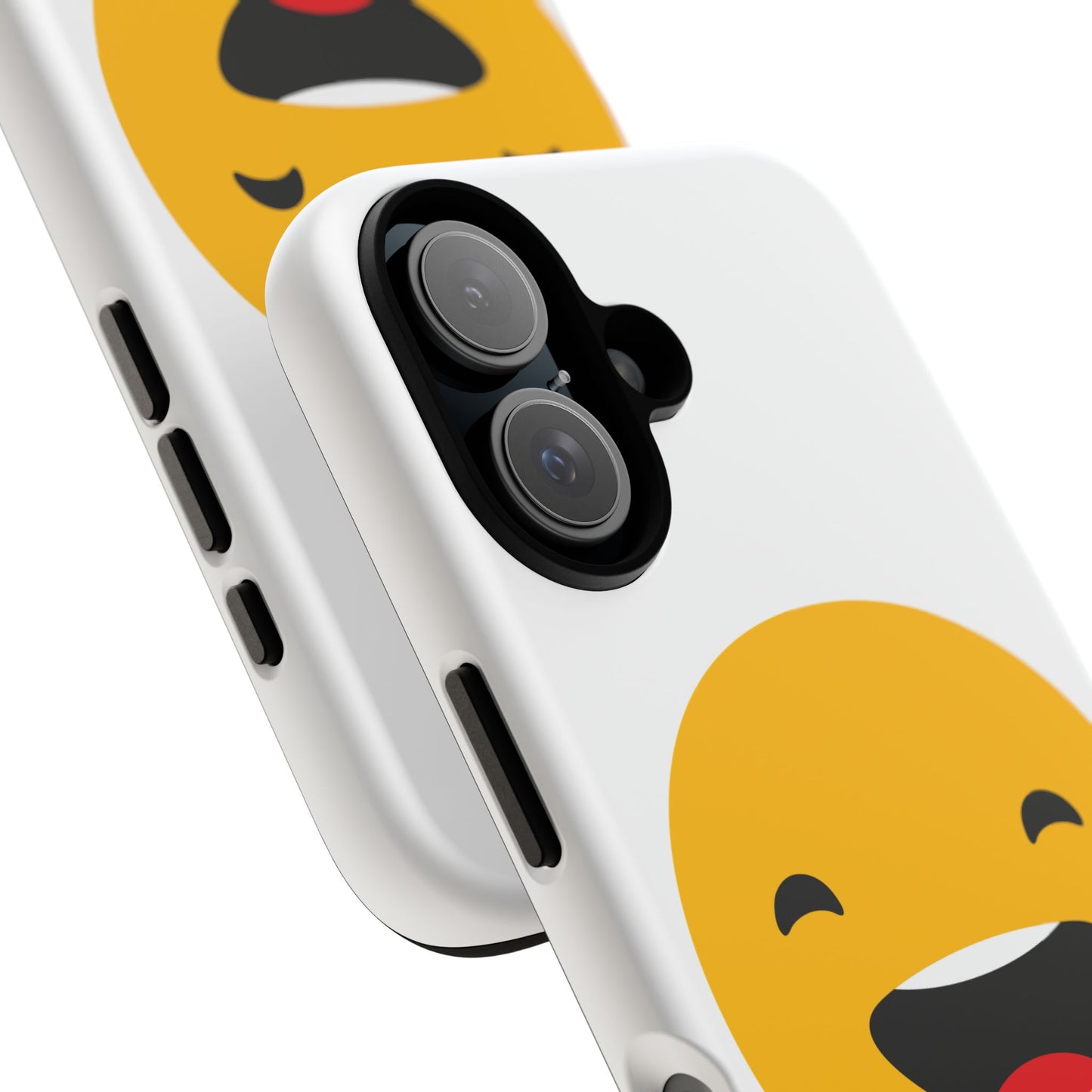Happy Face Tough Phone Case - Durable Protection with Smile Design