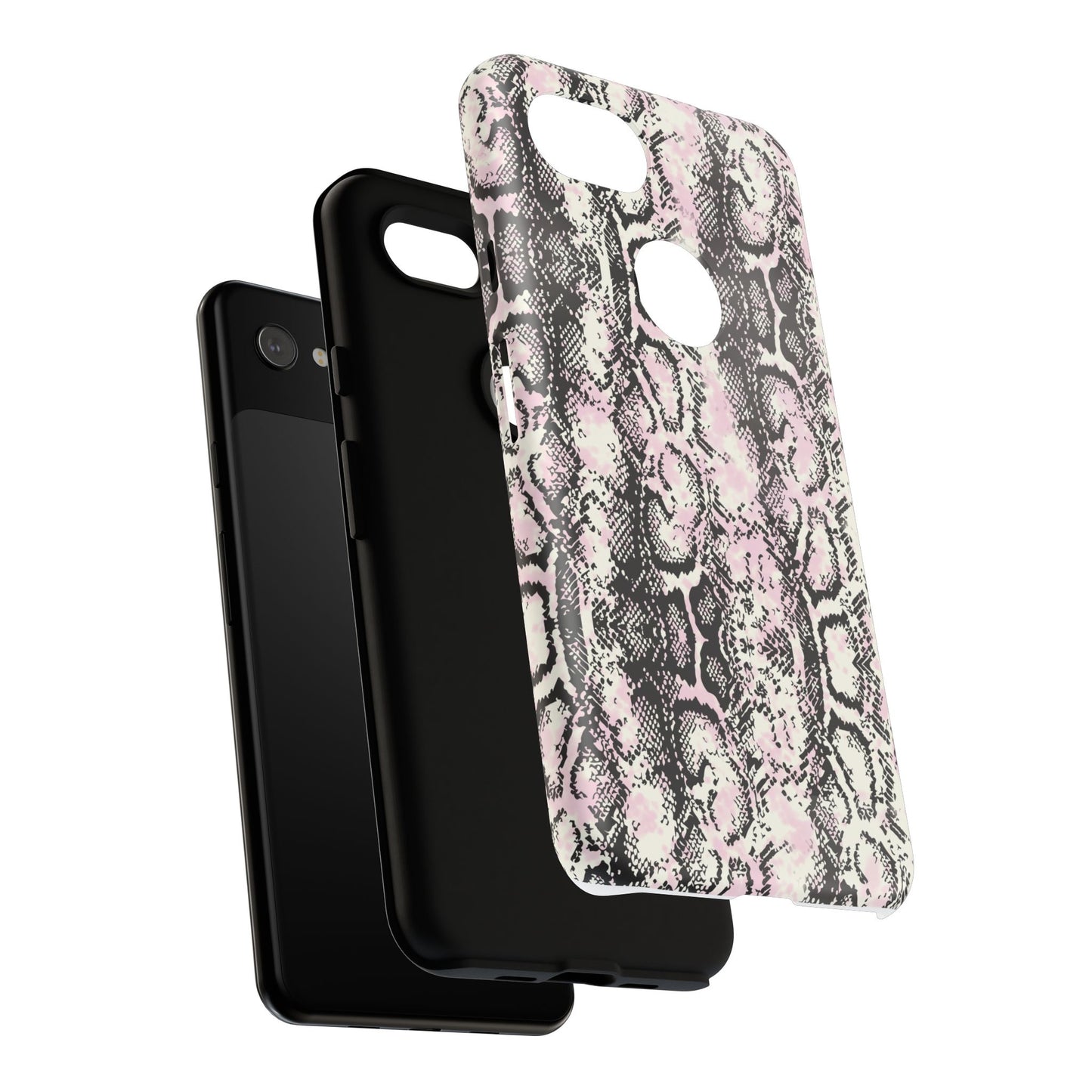 Stylish Snake Print Phone Case – Trendy Design, Tough Protection  Make a bold fashion statement while keeping your phone safe with this sleek and durable snake print case.