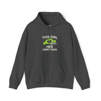 This Girl Loves Her Army Man Hoodie, Military Sweatshirt, Unisex Army Merchandise, Gifts for Military Spouses, Patriotic