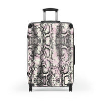Stylish Python Print Suitcase – Trendy Travel Luggage for Adventure Seekers