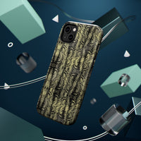Stylish Snake Skin Magnetic Tough Case - Durable Protection for Your Phone