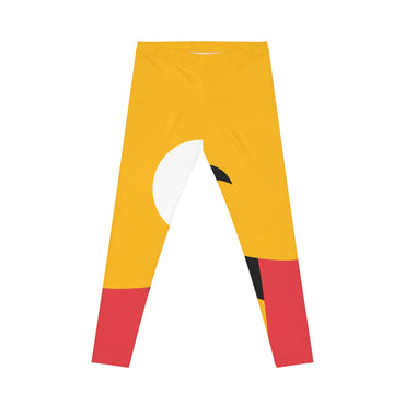 Colorful Women’s Casual Leggings - Fun Pattern for Everyday Comfort