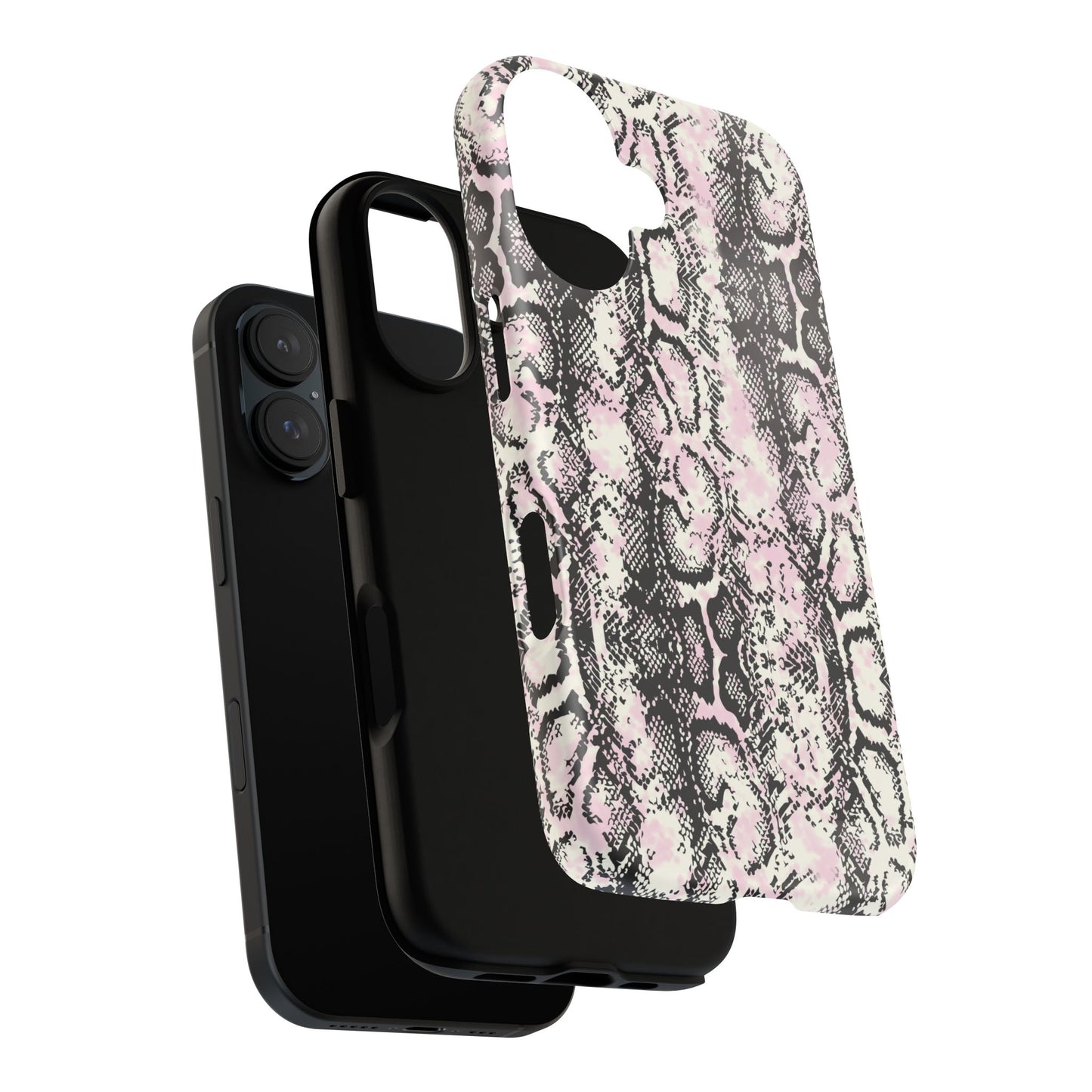 Stylish Snake Print Phone Case - Tough Protection for Trendsetters