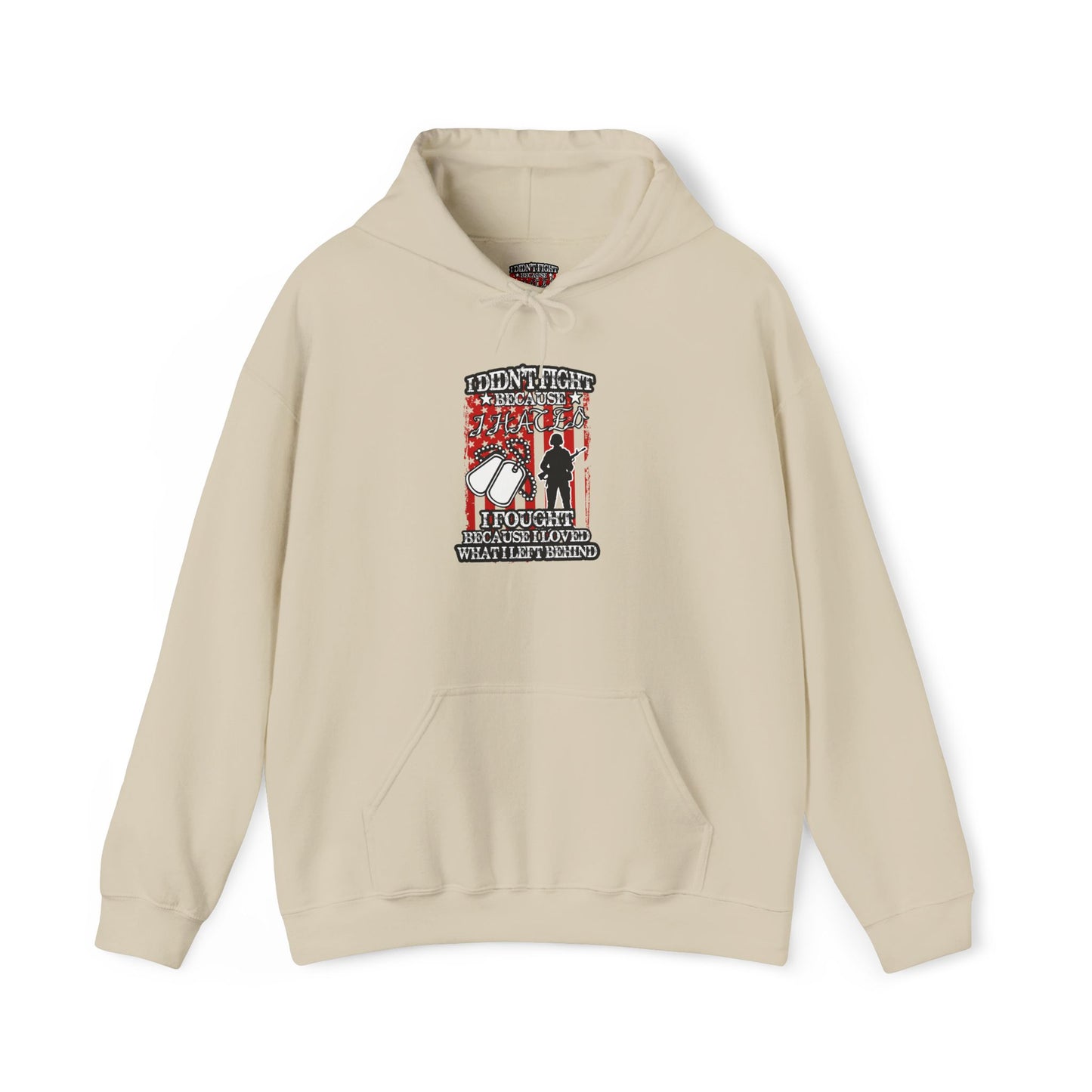 Military Supporter Hoodie, Patriotic Sweatshirt, Independence Day Gift, Veteran Clothing, USA Flag Apparel