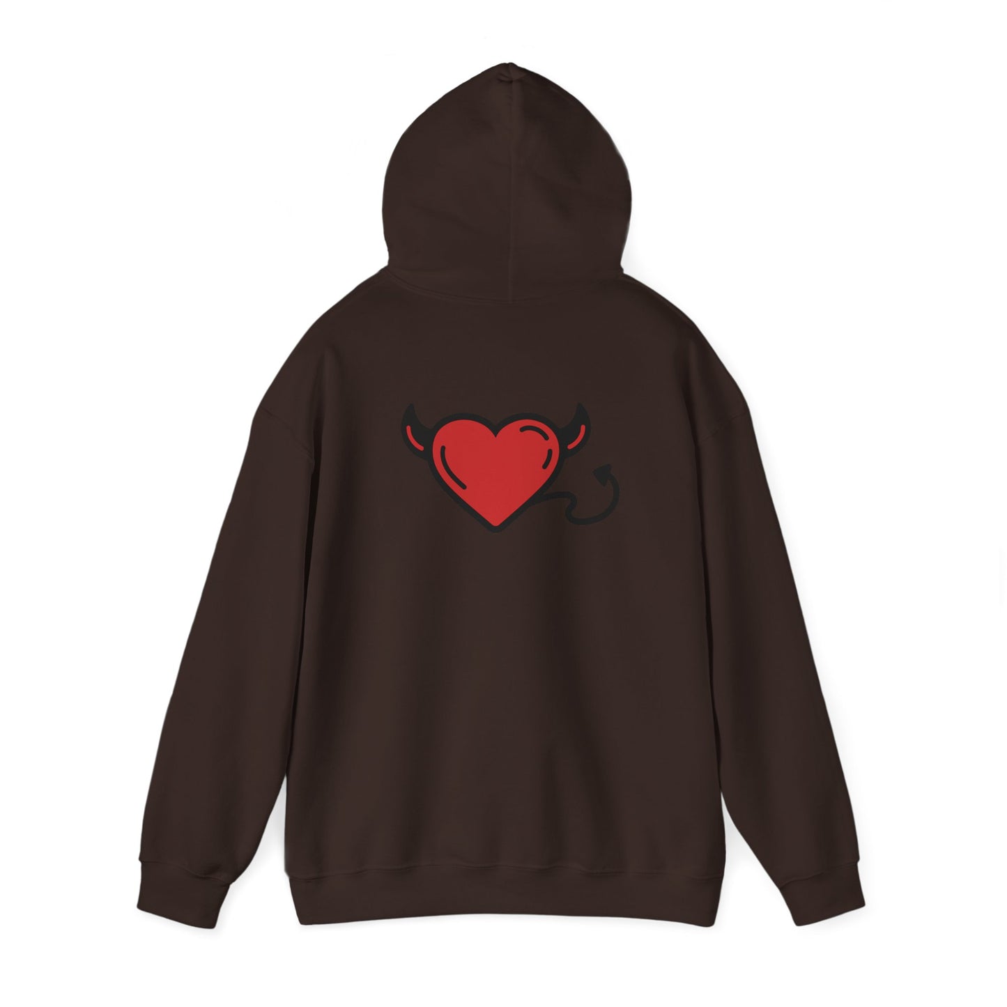 Devilish Heart Hoodie - Unisex Heavy Blend™ Sweatshirt for Fun-Loving Spirits