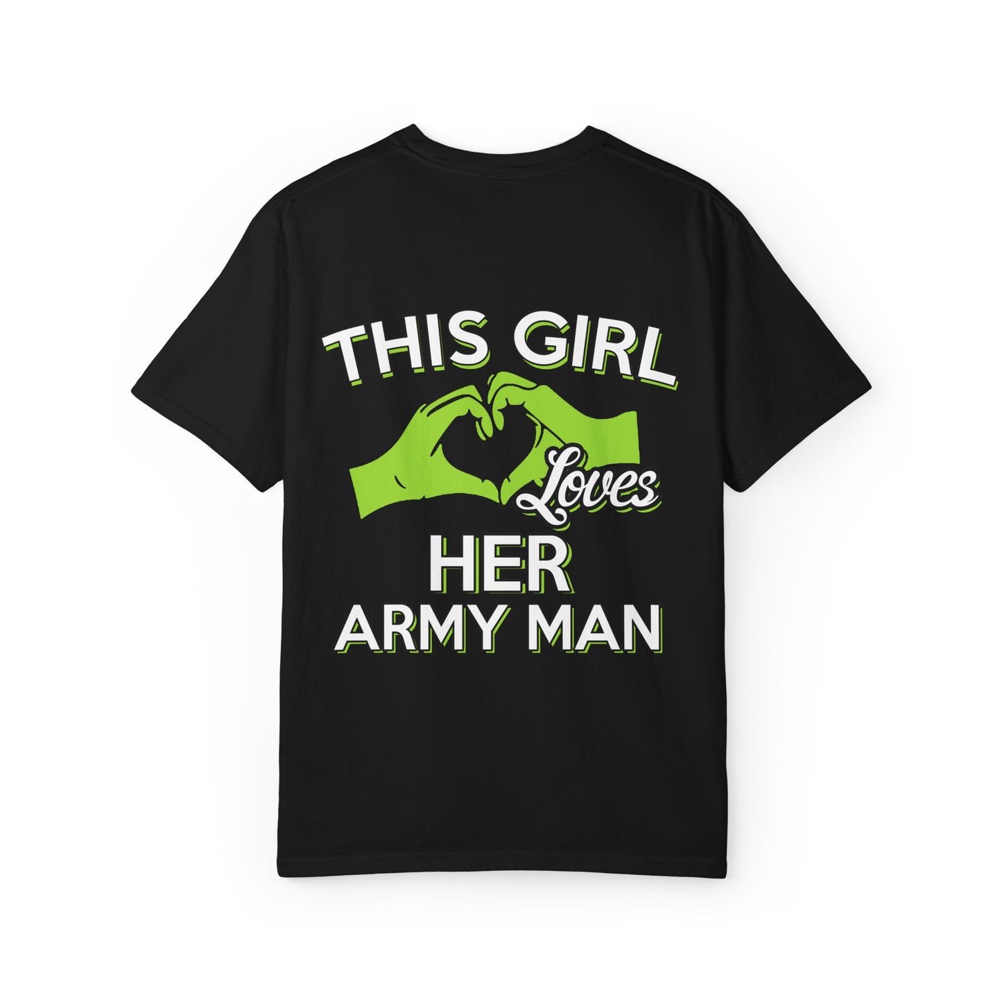 Army Wife Love T-shirt - Cute Gift for Military Girlfriends, Support Our Troops Apparel, Unisex Casual Tee, Army Partner