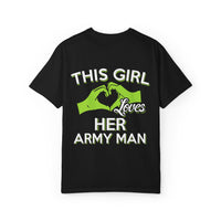 Army Wife Love T-shirt - Cute Gift for Military Girlfriends, Support Our Troops Apparel, Unisex Casual Tee, Army Partner