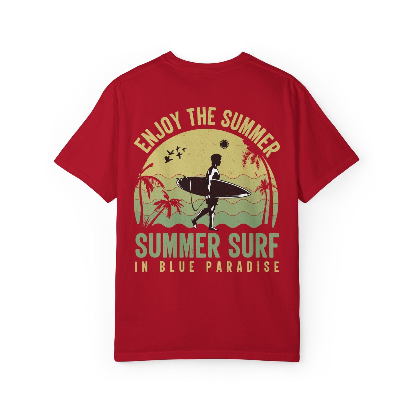 Vintage Summer Surf T-shirt, Summer Vibes, Beachwear, Unisex Graphic Tee, Casual Summer Apparel, Vacation Shirt