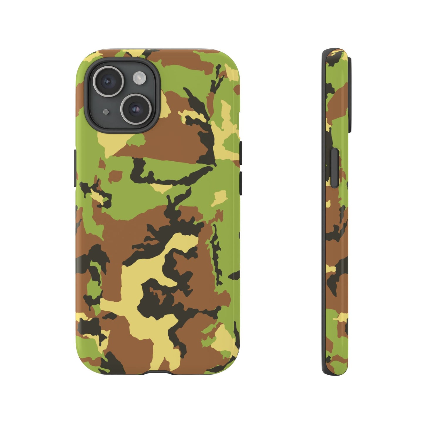 Camo Tough Phone Case - Durable Military Style Cover for Adventure Lovers