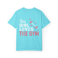 Gym Lover T-Shirt, Workout Shirt, Fitness Apparel, Gift for Gym Enthusiasts, Cute Exercise Top, Motivational Tee