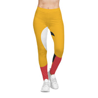 Colorful Women’s Casual Leggings - Fun Pattern for Everyday Comfort