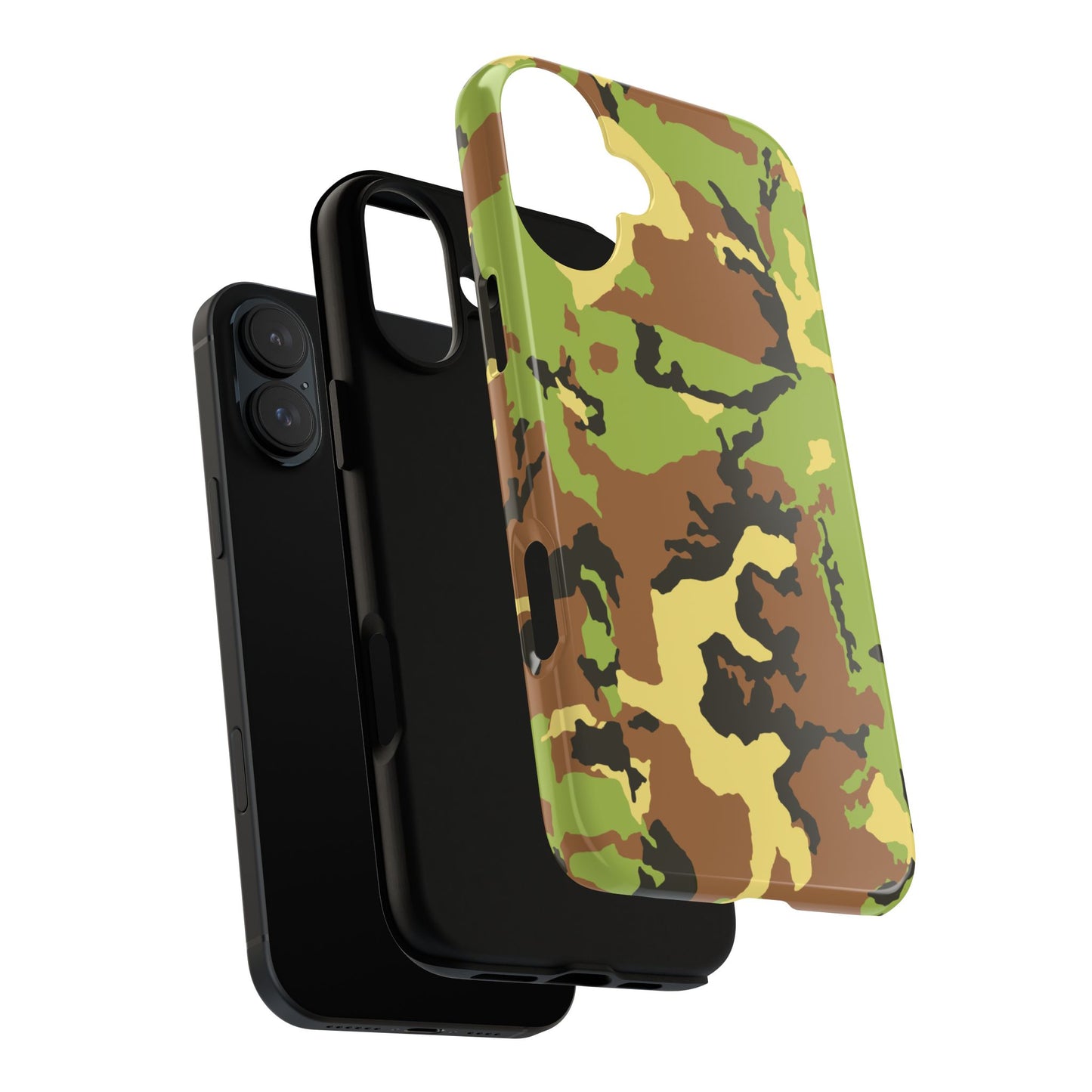 Camo Tough Phone Case - Durable Military Style Cover for Adventure Lovers