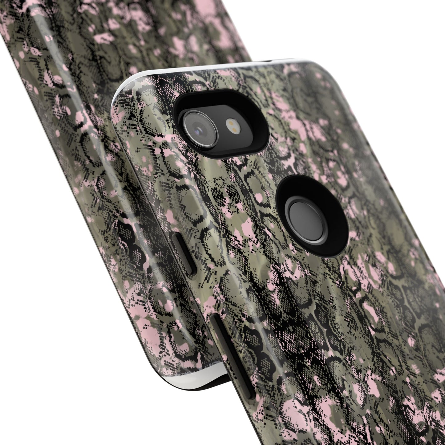 Camo Snake Pattern Phone Case – Rugged Protection Meets Bold Style  Turn heads while protecting your phone with this fierce camo snake pattern case—where urban edge meets outdoor grit.