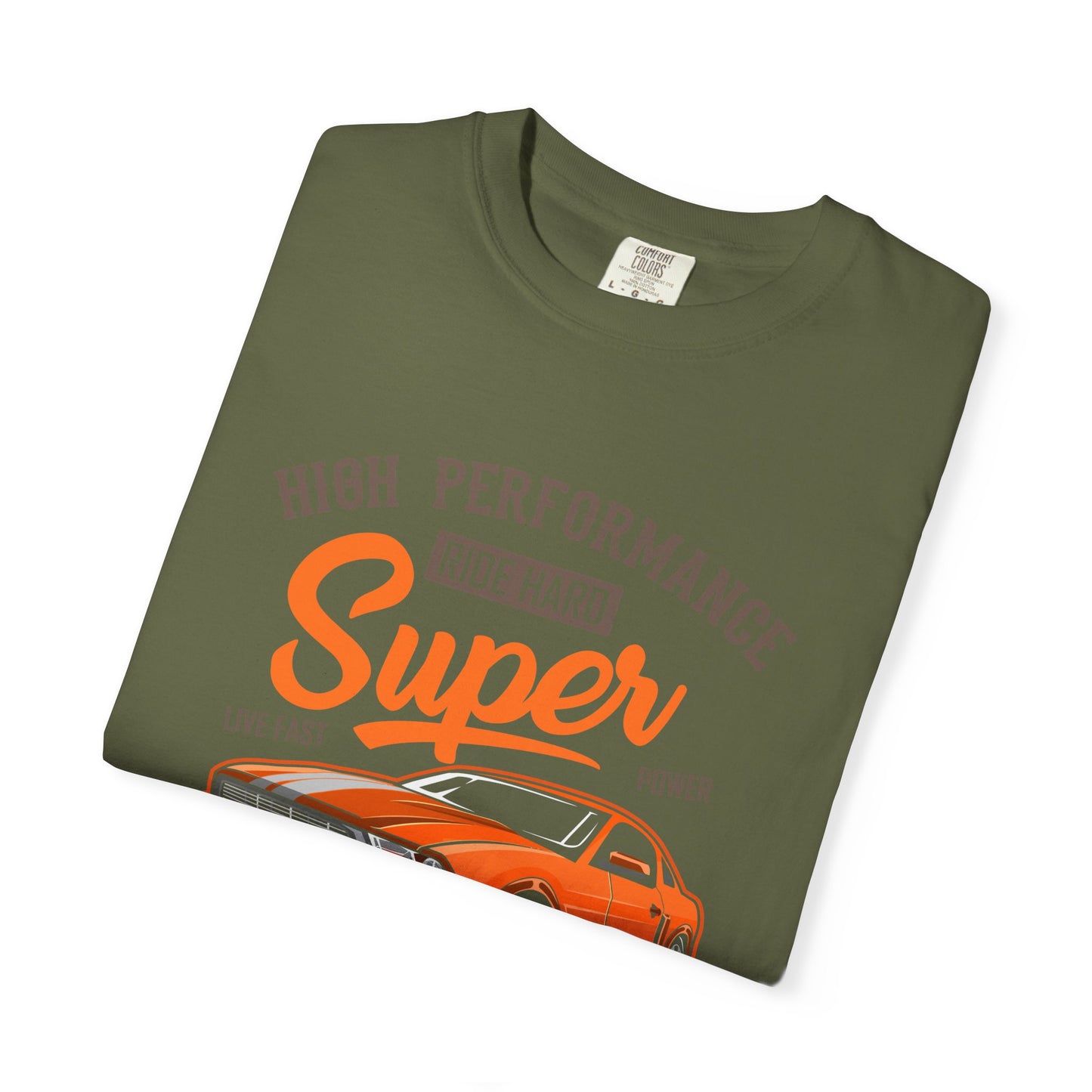 King of the Road T-Shirt - Unisex Garment-Dyed Tee for Car Enthusiasts