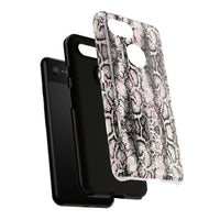 Stylish Snake Print Phone Case – Trendy Design, Tough Protection  Make a bold fashion statement while keeping your phone safe with this sleek and durable snake print case.