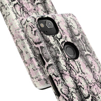 Stylish Snake Print Phone Case – Trendy Design, Tough Protection  Make a bold fashion statement while keeping your phone safe with this sleek and durable snake print case.