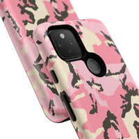 Stylish Pink Camouflage Phone Case – Tough Cases for Trendsetters