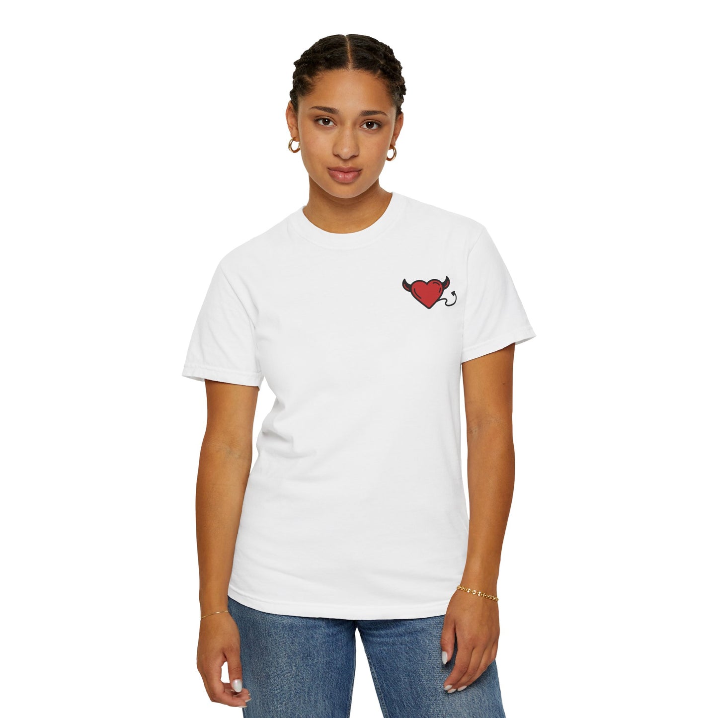 Devilish Love T-Shirt | Unisex Garment-Dyed Tee for Casual Style