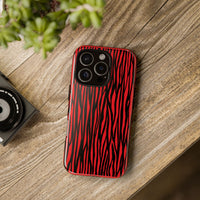 Bold Zebra Print Phone Case - Tough Protection for Trendsetters