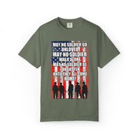 Patriotic T-shirt for Veterans, Memorial Day, Independence Day, Military Support, Casual Wear, Unisex Tee