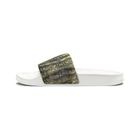 Stylish Women's Snake Print Slide Sandals - Removable Strap Summer Footwear