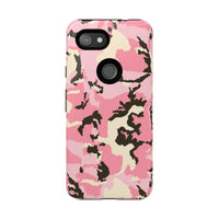 Stylish Pink Camouflage Phone Case – Tough Cases for Trendsetters