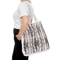 Elegant Python Print Tote Bag - Stylish and Trendy Carryall for Everyday Use