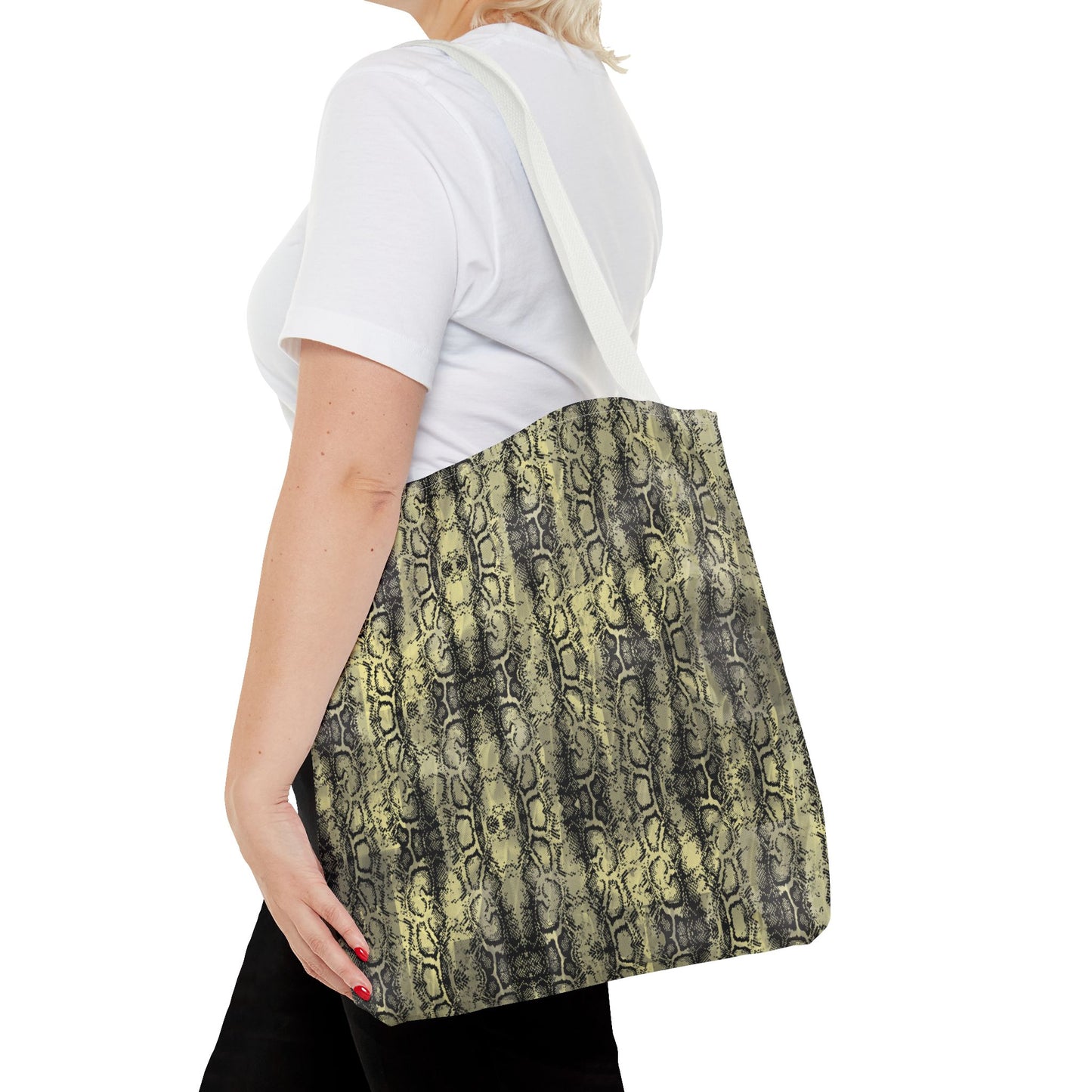Stylish Snake Print Tote Bag – Eco-Friendly, Perfect for Everyday Use