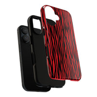 Bold Zebra Print Phone Case - Tough Protection for Trendsetters