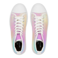 Pastel Gradient Women's High Top Sneakers - Stylish, Comfortable, and Perfect for Casual Wear