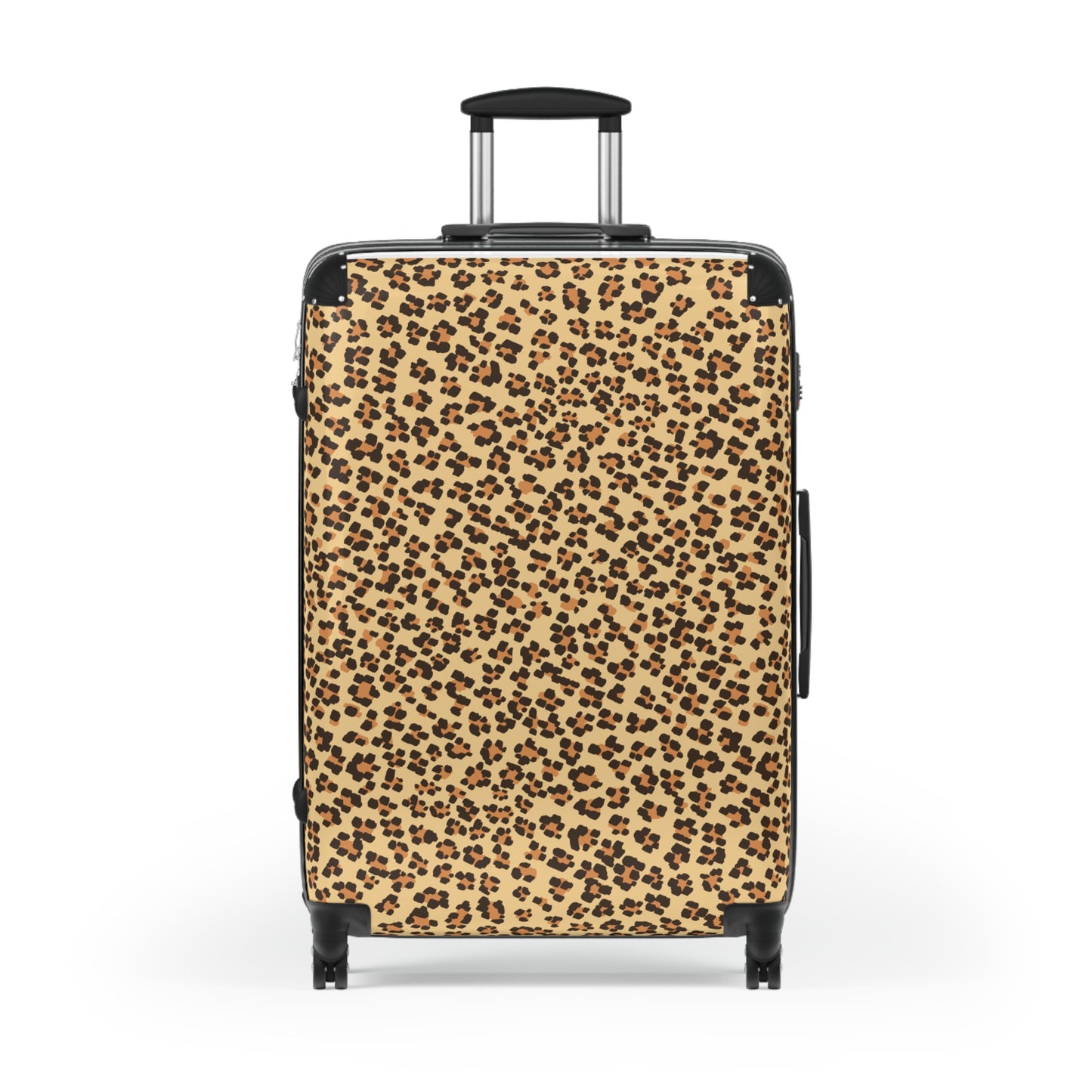 Stylish Leopard Print Carry-On Suitcase