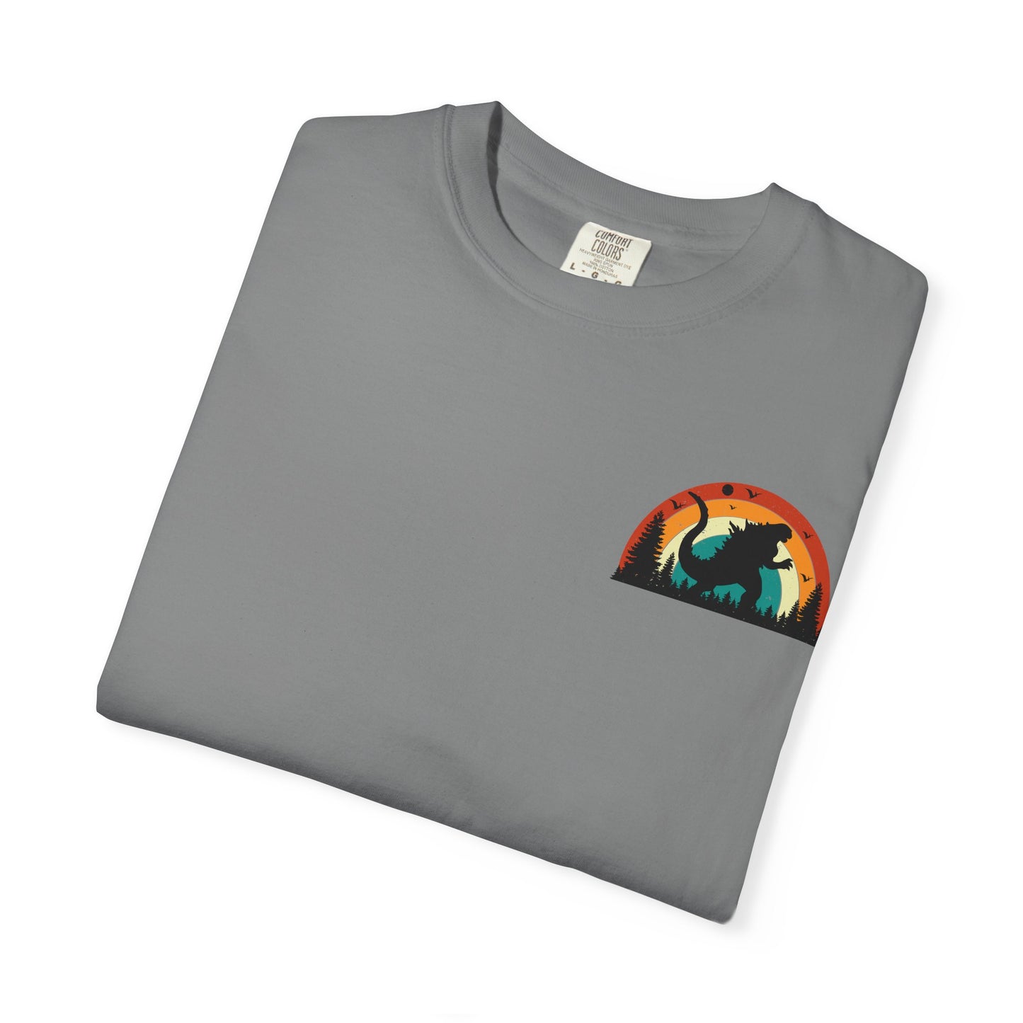 Retro Sunset Dinosaur Unisex T-Shirt