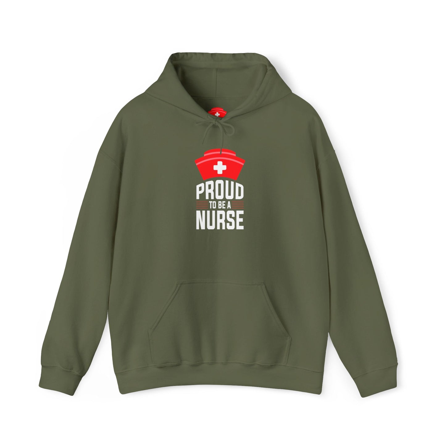 Nurse Life Hoodie - Unisex Heavy Blend™ Sweatshirt with Red Cross Design