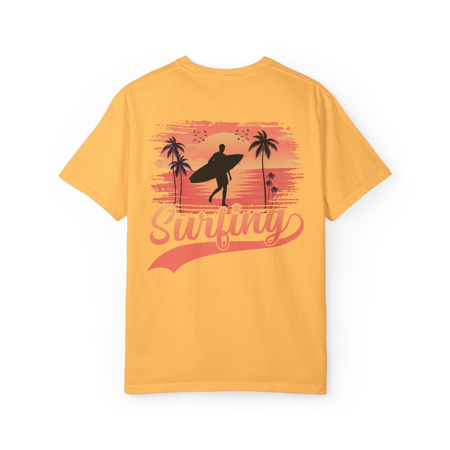 Surfing Paradise Unisex T-Shirt, Casual Beach Wear, Summer Vibes, Gift for Surfers, Vacation Outfit