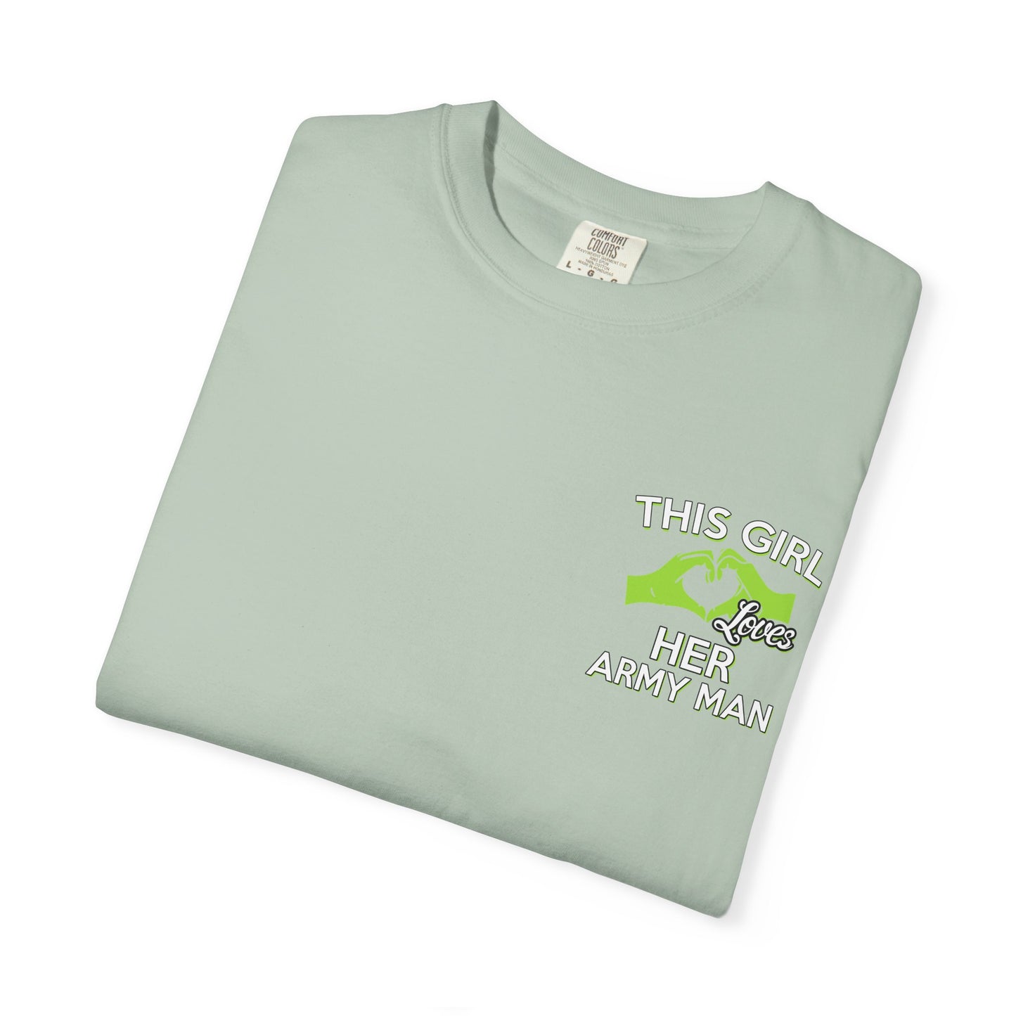 Army Wife Love T-shirt - Cute Gift for Military Girlfriends, Support Our Troops Apparel, Unisex Casual Tee, Army Partner