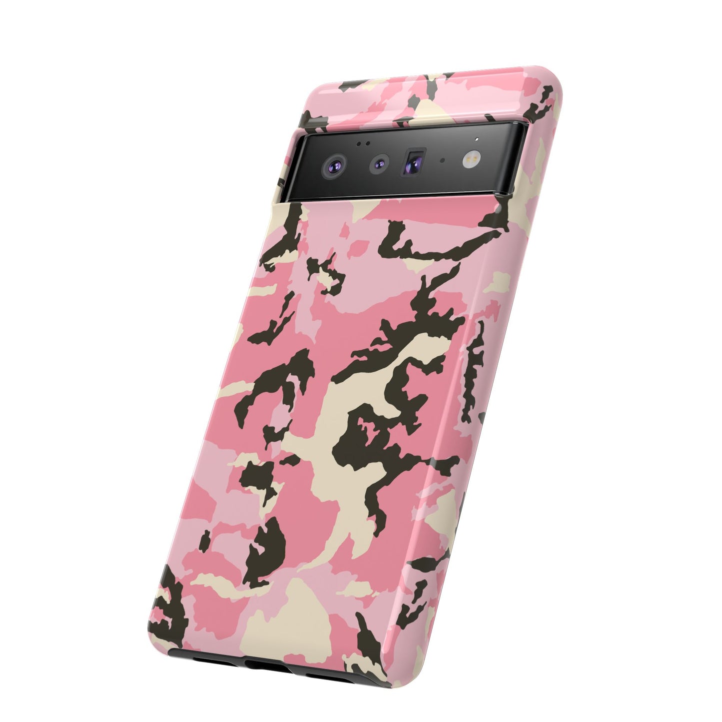 Stylish Pink Camouflage Phone Case – Tough Cases for Trendsetters