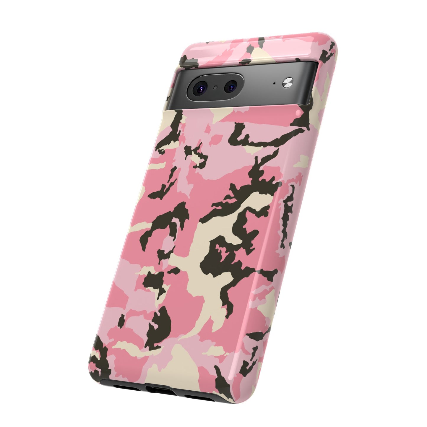 Stylish Pink Camouflage Phone Case – Tough Cases for Trendsetters