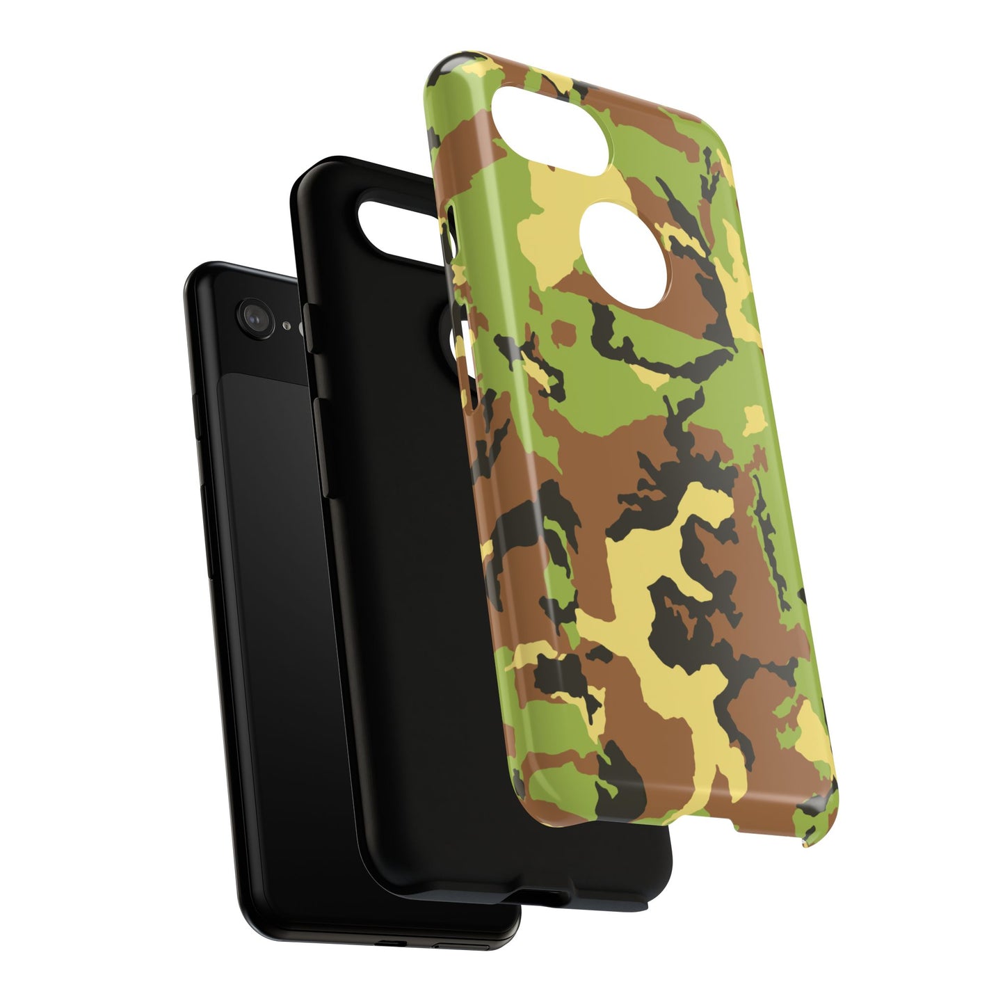 Camo Tough Phone Case - Durable Military Style Cover for Adventure Lovers