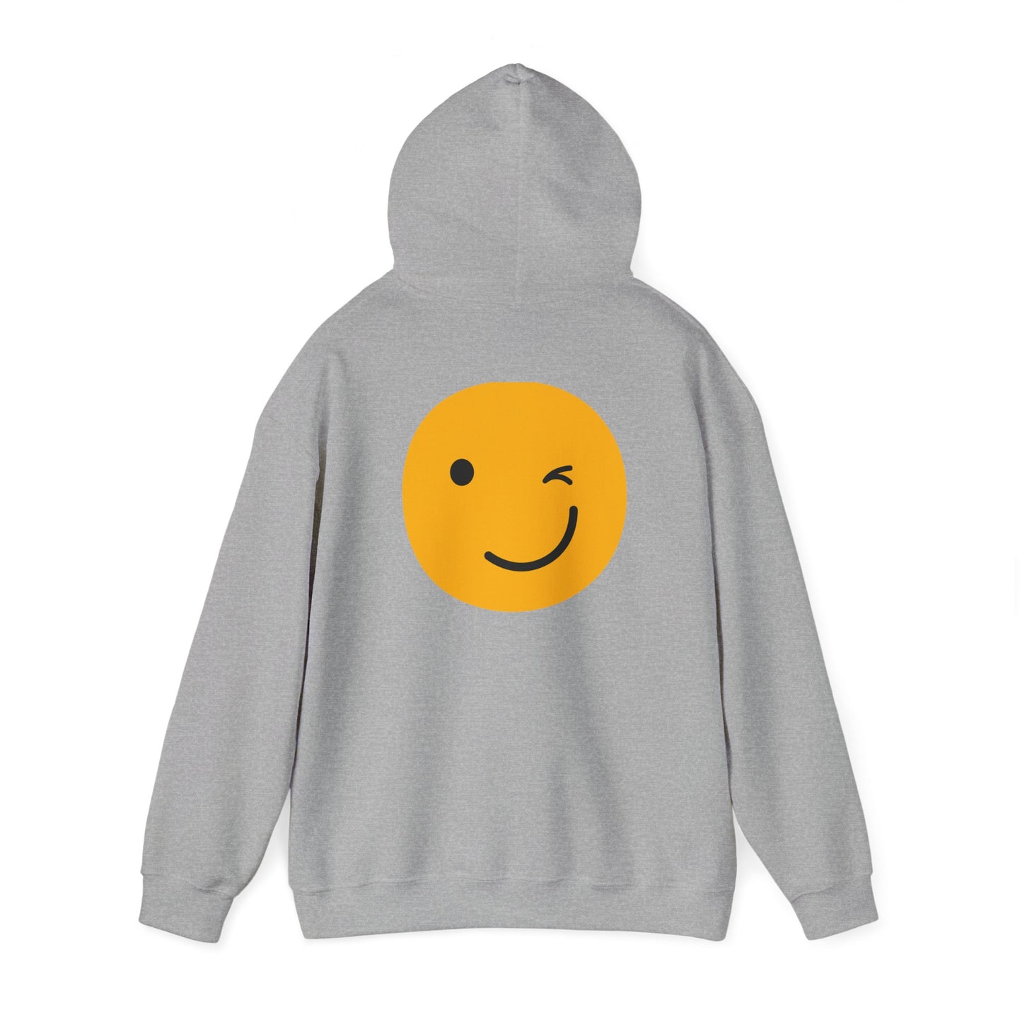 Smiley Face Unisex Hooded Sweatshirt - Fun and Cozy