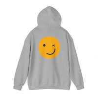 Smiley Face Unisex Hooded Sweatshirt - Fun and Cozy