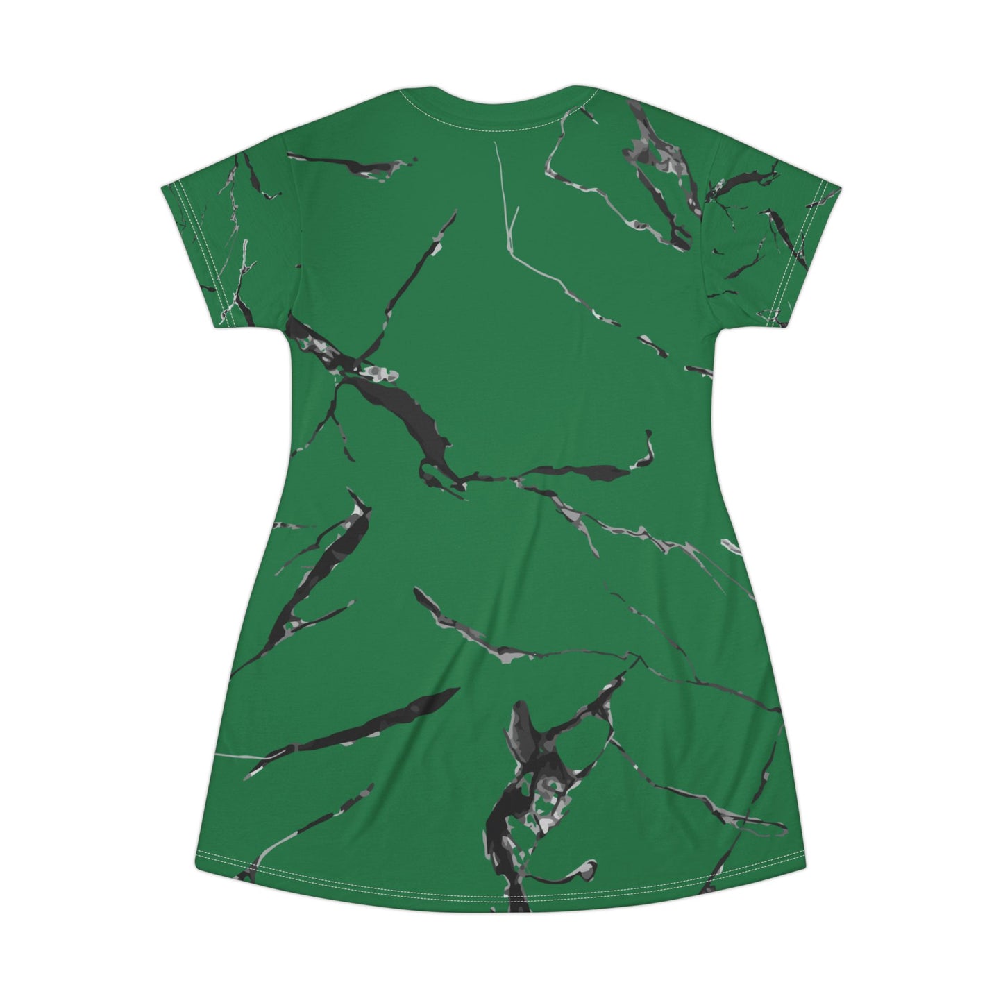 Chic Marble Print T-Shirt Dress | Relaxed Fit Casual Wear, Summer Dresses, Everyday Style, Eco-Friendly Fashion, Perfect for Parties