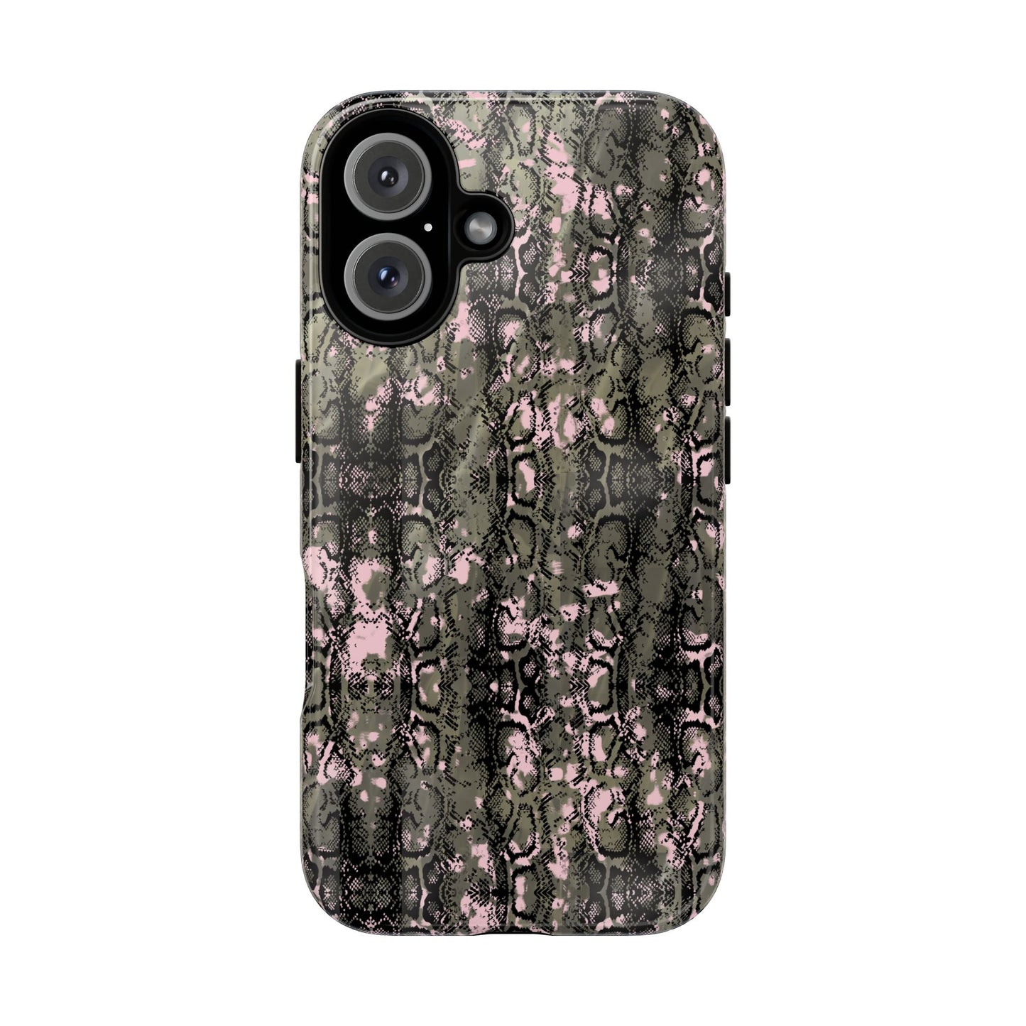 Camo Snake Pattern Phone Case – Rugged Protection Meets Bold Style  Turn heads while protecting your phone with this fierce camo snake pattern case—where urban edge meets outdoor grit.