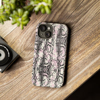 Stylish Snake Print Phone Case - Tough Protection for Trendsetters