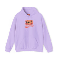 Surfing Vibes Hooded Sweatshirt, Beachwear, Gift for Surfers, Summer Fashion, Casual Wear, Coastal Style