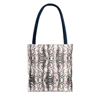 Elegant Python Print Tote Bag - Stylish and Trendy Carryall for Everyday Use