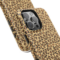 Leopard Print Magnetic Tough Case for iPhone – Bold Style, Rugged Protection  Make a fierce statement while keeping your iPhone safe with this stylish and durable magnetic tough case featuring a trendy leopard print design.