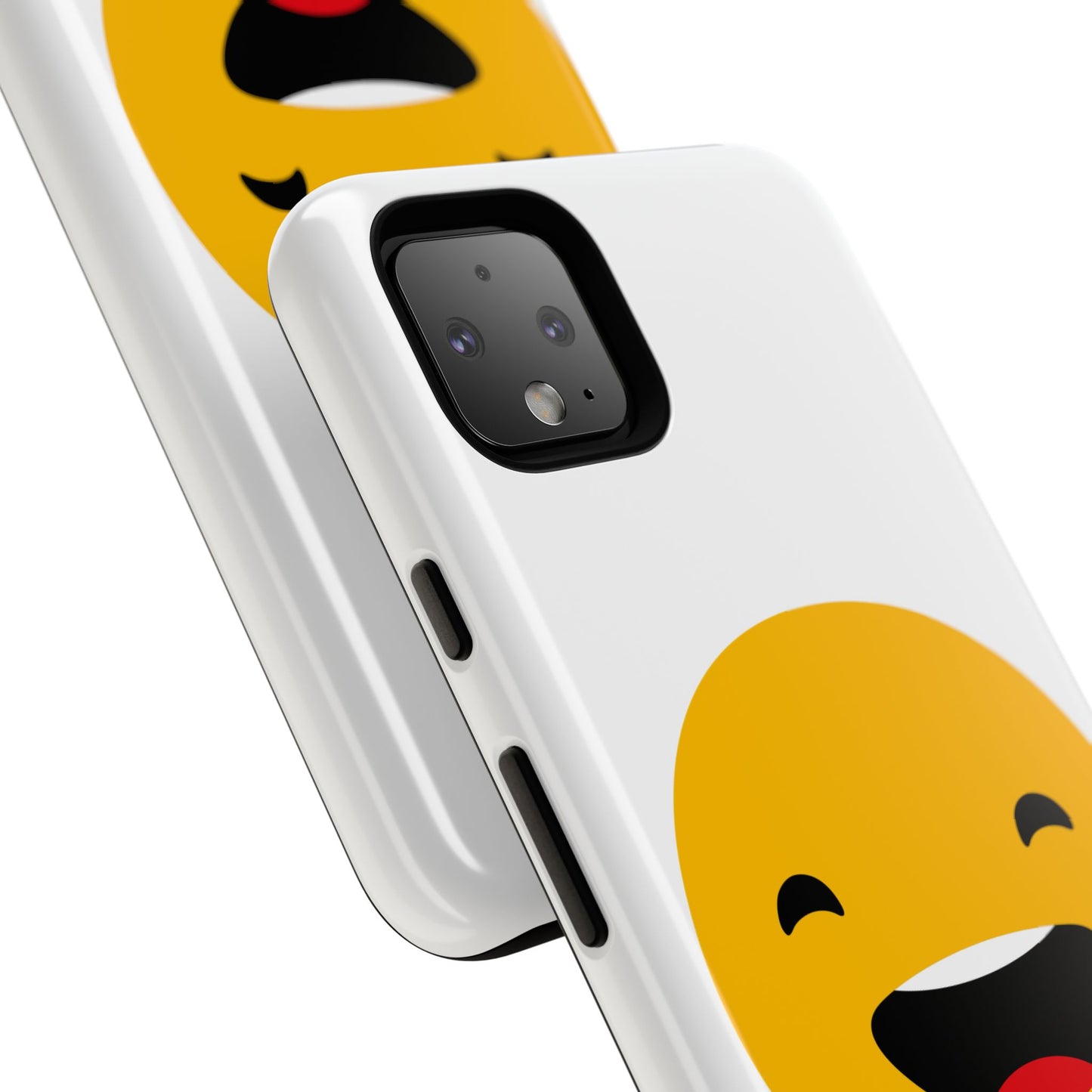 Happy Face Tough Phone Case - Durable Protection with Smile Design