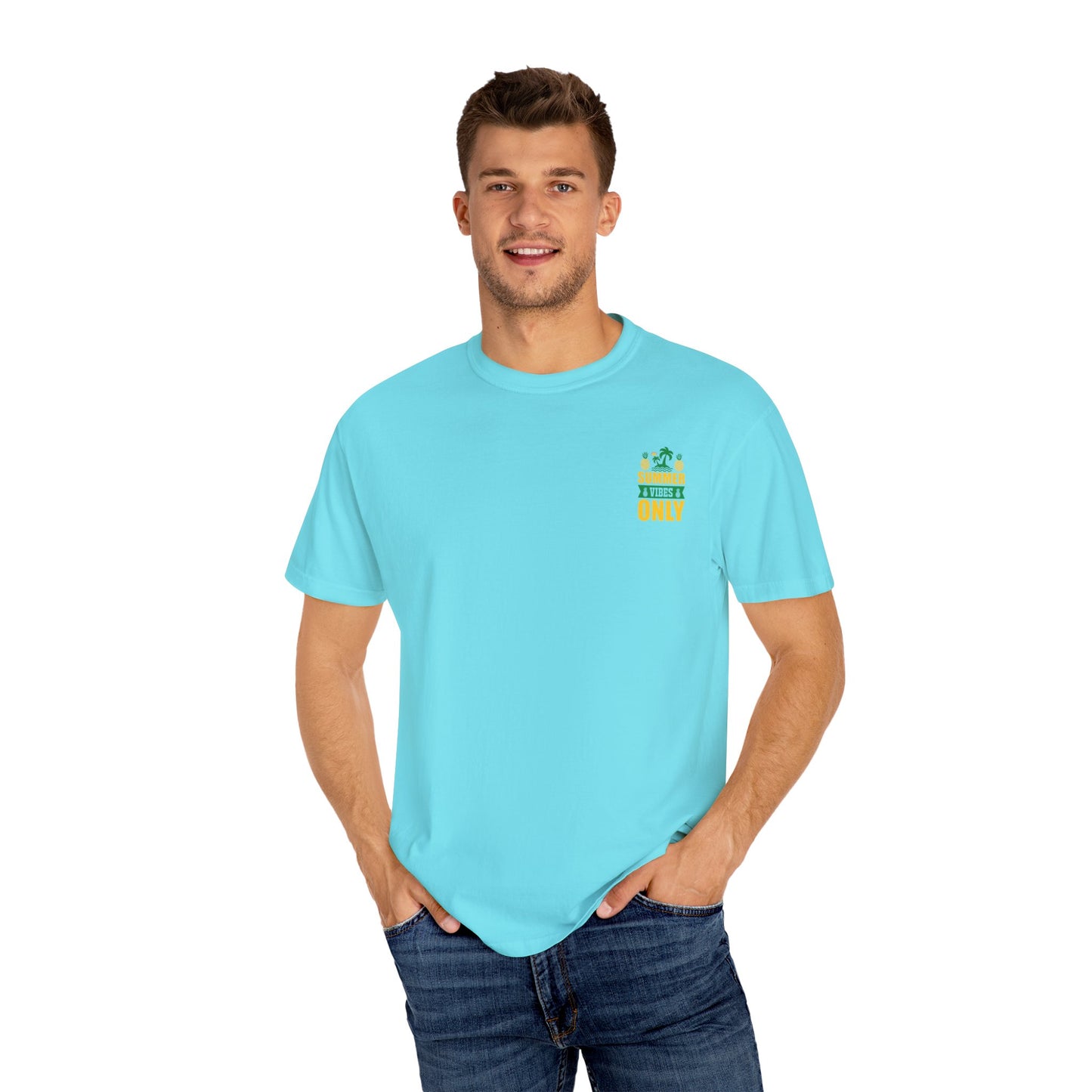 Summer Vibes Unisex T-Shirt - Retro Tropical Design